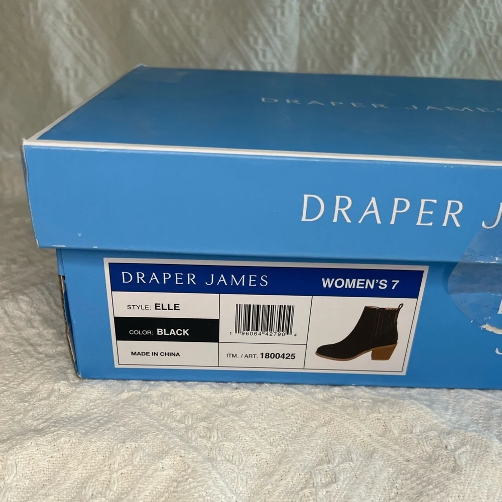 Draper James "Elle" Heeled Booties in Black, size 7, NIB/NWT! - Picture 9 of 10